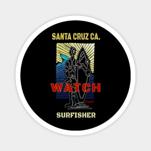 Surfing Santa Cruz California, Surf-fisher Magnet